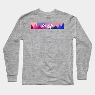 Bi-Life Mountain Range Long Sleeve T-Shirt